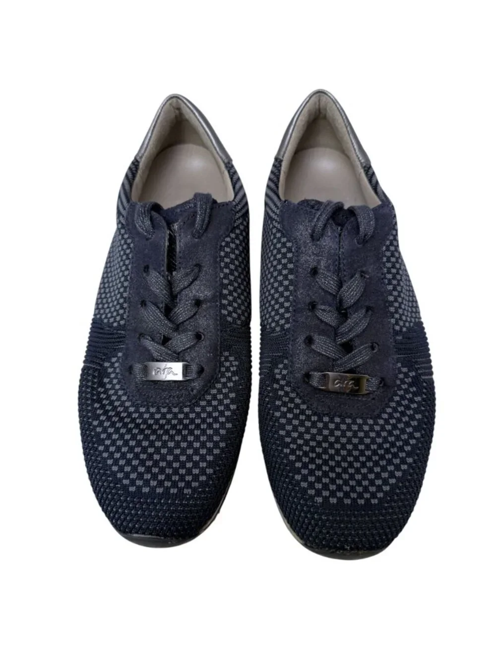 Ara Sneakers Dynergy Size 6 Navy Blue Lace Up Casual Comfort Women’s Shoes
